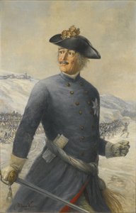 Leopold I., Prinz von Anhalt-Dessau 1676-1747, Generalfeldmarschall in der preußischen Armee von Max Korn