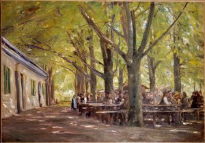 Eine Landbrauerei in Branneburg in Bayern im Jahr 1893