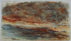 Abendlandschaft in Hamburg