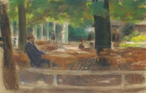 Biergarten in Laren, ca. 1903