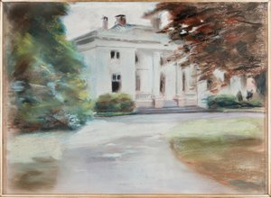 Das Godeffroy’sche Landhaus im Hirschpark von Nienstedten an der Elbe von Max Liebermann
