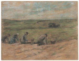 Kartoffelgräber bei Zandvoort, 1894