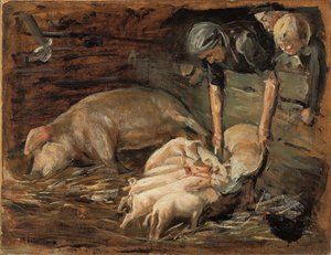 Schweinekoben, Wochenstube, 1887