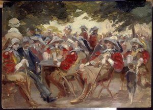 Fröhliches Treiben von Max Liebermann