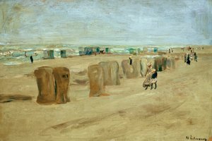 Strandbild in Noordwijk von Max Liebermann