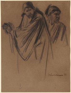 Studien für den heiligen Paulus auf dem Weg nach Damaskus von Max Liebermann