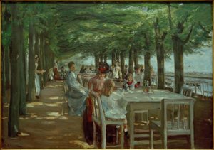 Terrasse im Restaurant Jacob in Nienstedten an der Elbe