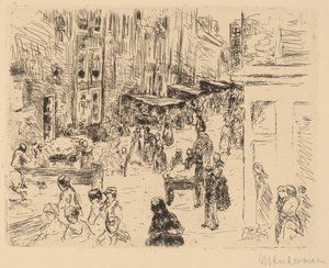 Das jüdische Viertel in Amsterdam, 1906