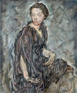 Porträt von Tilla Durieux (1880-1971), österreichische Schauspielerin und Komikerin