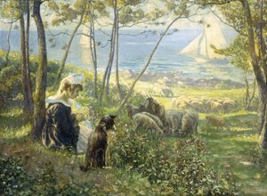 Ein Sommertag am Meer von Max Silbert