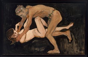 Faun und Mädchen