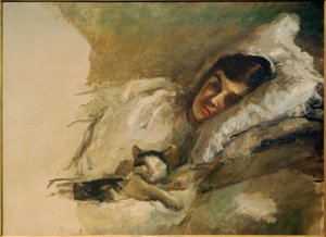 Nini mit Katze