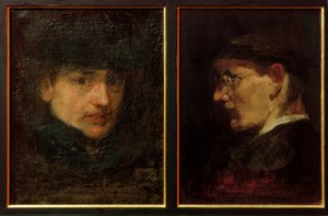 Selbstbildnis (Profil) von Max Slevogt