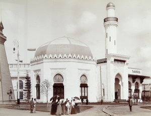 Panorama der Nobel Company, die All-Russia Ausstellung, Nischni Nowgorod, Russland, 1896 von Maxim Dmitriev