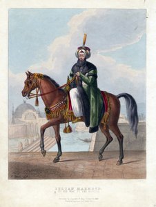 Porträt von Mahmud II., Sultan des Osmanischen Reiches von Maxim Gauci