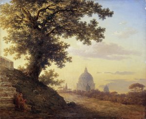 Die Eiche von Torquato Tasso in Rom, 1848 von Maxim Nikiphorovich Vorobyev