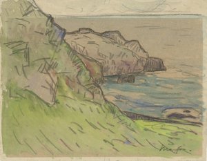 Bretonische Küstenlandschaft von Maxime Camille Louis Maufra