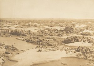 Batu-el-Hadjar. Vue prise à la Seconde Cataracte, März 1850 von Maxime Du Camp
