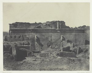 Fassade Postérieure, Großer Tempel von Dendera (Teutyres), Oberägypten