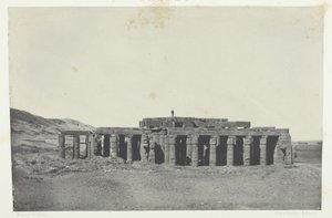 Gournah, Grab des Osymandias, Theben, 1849-51, gedruckt 1852 von Maxime Du Camp