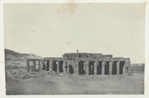Gournah, Grab von Osymandias; Theben, Platte 58 aus dem Album "Egypte, Nubie, Palestine et Syrie" (1852)