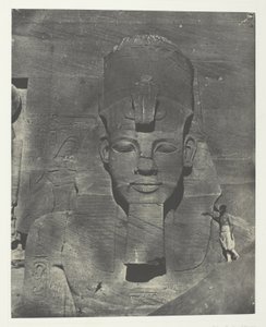 Ibsamboul, Mittlerer Koloss (Begraben) des Spéos von Phrè Nubien, Palästina und Syrien, Platte 106 aus dem Album "Ägypten, Nubien, Palästina und Syrien" (1852)