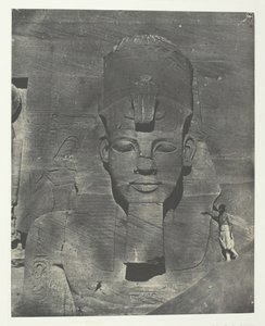 Ibsamboul, Koloss Medial Enfoui du Spéos de Phrè Nubien, Palästina und Syrien, 1849-51, gedruckt 1852