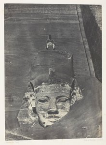 Ibsamboul, Westkoloss des Späos von Phrè; Nubien, Tafel 107 aus dem Album "Ägypten, Nubien, Palästina und Syrien" (1852)