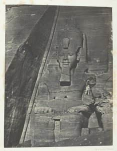 Ibsamboul, Östliches Koloss des großen Speos von Phrè, Nubien, 1849-51, gedruckt 1852