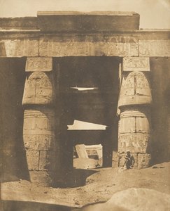 Innenraum des Tempels von Khons, in Karnak, Theben, 1849-50 von Maxime Du Camp
