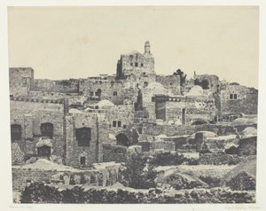 Jerusalem, Westliches Viertel; Palästina von Maxime Du Camp