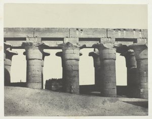 Luxor, Große Kolonnade des Palastes; Theben