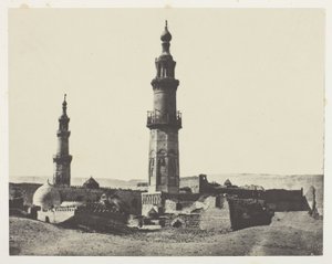 Moschee von Aly-Bey, Girgeh, Oberägypten, Tafel 15 aus dem Album "Ägypten, Nubien, Palästina und Syrien" (1852) von Maxime Du Camp