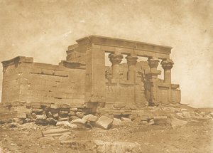 Pronaos des Tempels von Deboude Parembole, 10. April 1850