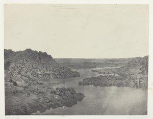 Ausgang des ersten Katarakts, Oberägypten von Maxime Du Camp
