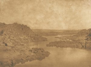 Sortie de la première Cataracte côté S.E., 1849-50 von Maxime Du Camp