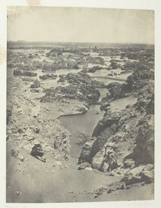Vue Cavalière De La Seconde Cataracte, Nubien, 1849-51, gedruckt 1852 von Maxime Du Camp