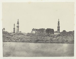 Vue Générale, Girgeh, Oberägypten, 1849-51, gedruckt 1852 von Maxime Du Camp