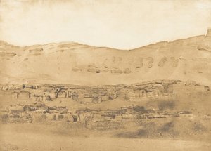 Vue du Village de Garara, 1850 von Maxime Du Camp
