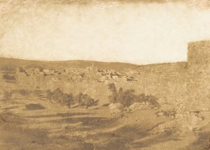 Vue prise au Nord-Ouest de Jérusalem, August 1850 von Maxime Du Camp