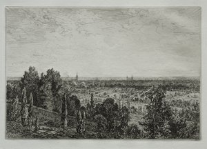 Bordeaux, Blick von der Küste von Cénon von Maxime Lalanne