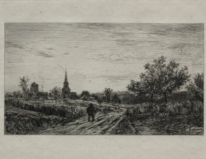 Landschaft, Abend (Heimkehr)