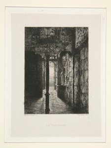 Das Vestibül, pl. 3 aus der Suite Chez Victor Hugo von Maxime Lalanne