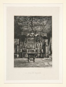 Der rote Salon, Tafel 5 aus der Suite Bei Victor Hugo
