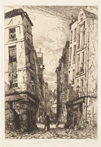 Rue des Marmousets (Altes Paris) von Maxime Lalanne