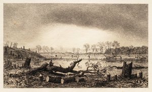 Der Teich in Auteuil von Maxime Lalanne