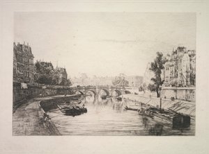 Blick von der St. Michel Brücke von Maxime Lalanne