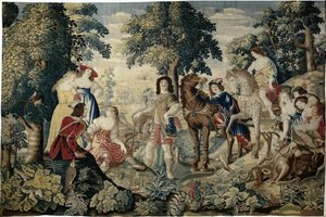 Ruhe im Wald von Maximiliaan van der Gucht