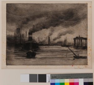 Hafen von Rotterdam von Maximilien Luce