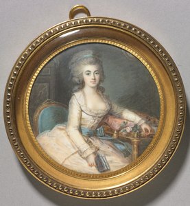 Porträt einer Frau, ca. 1780 von Maximilien Villers